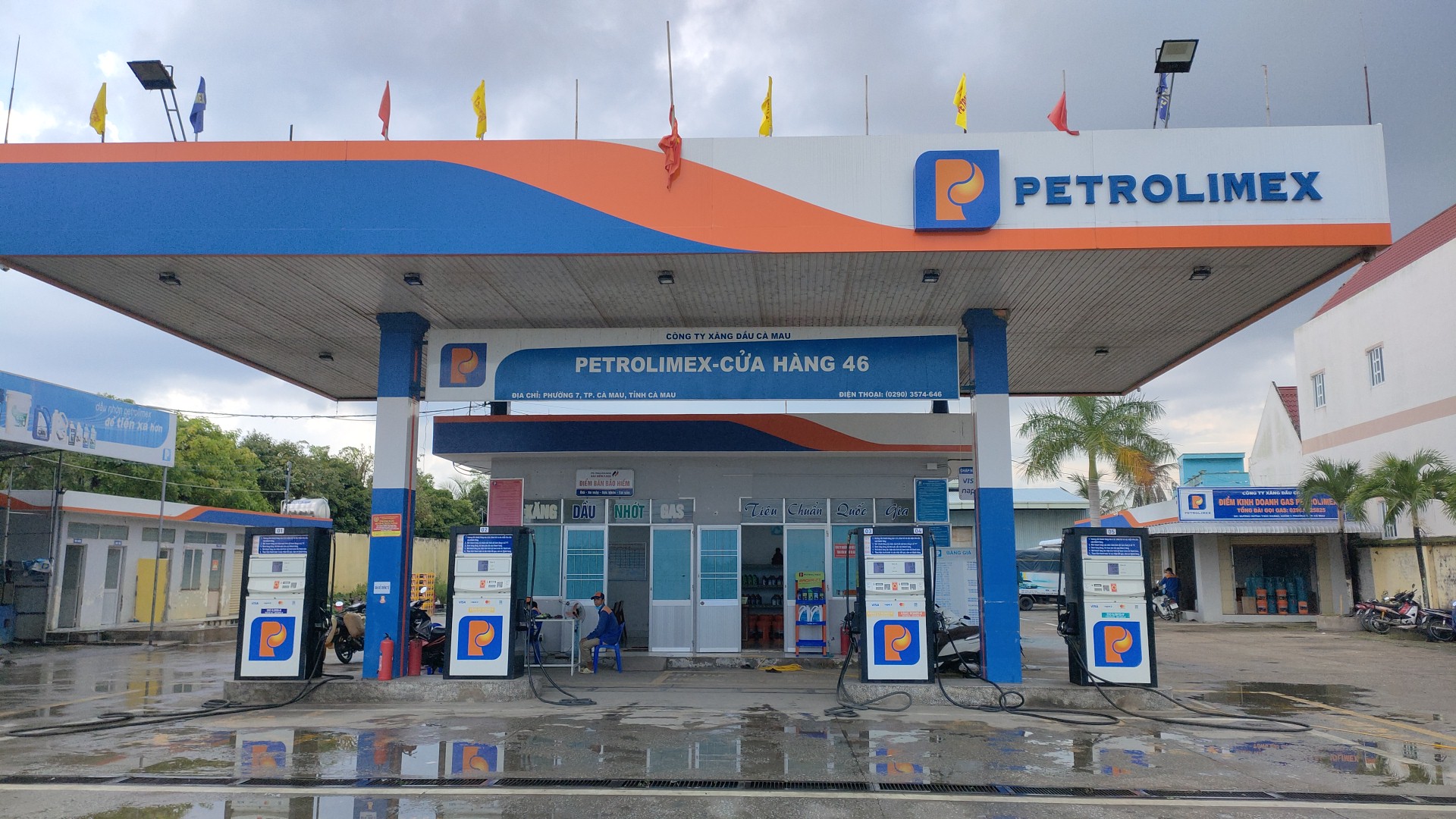 Cà Mau: Trạm sạc VinFast - Cửa hàng xăng dầu Petrolimex Cà Mau Số 46